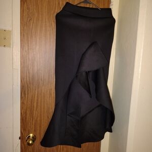 Fashion Nova Asymmetrical Black Skirt